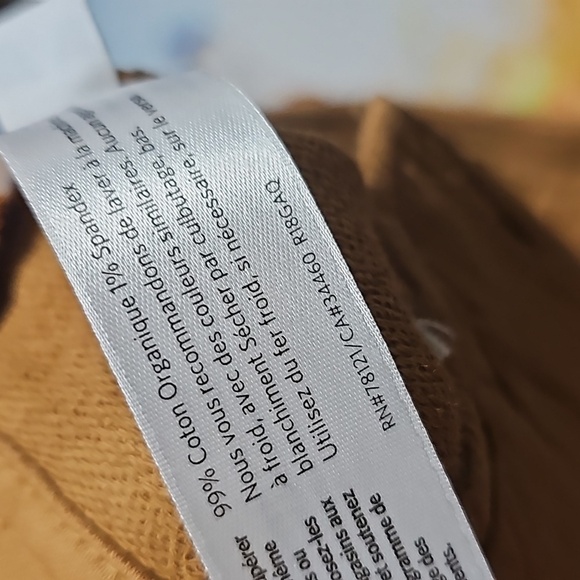 Eileen Fisher Burnt‎ Orange Organic Cotton Chino Pants Size 8 - Picture 4 of 5